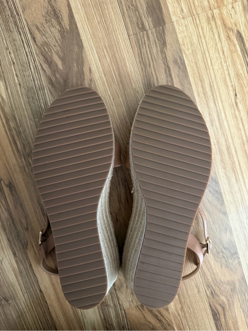 Paolo Tan Knotted Espadrille Wedge Sandals - Picture 7 of 9